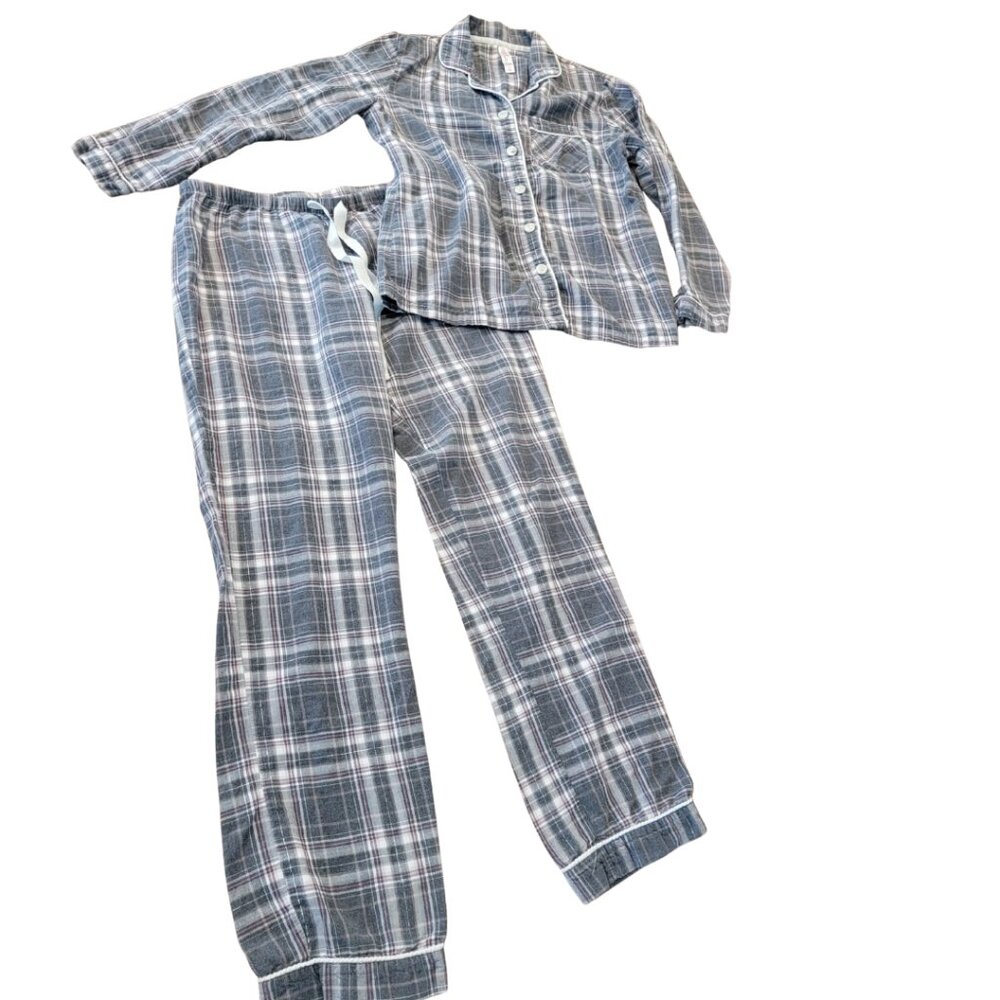Gilligan & O Malley Plaid 2PC Pajama Set Pants & Top